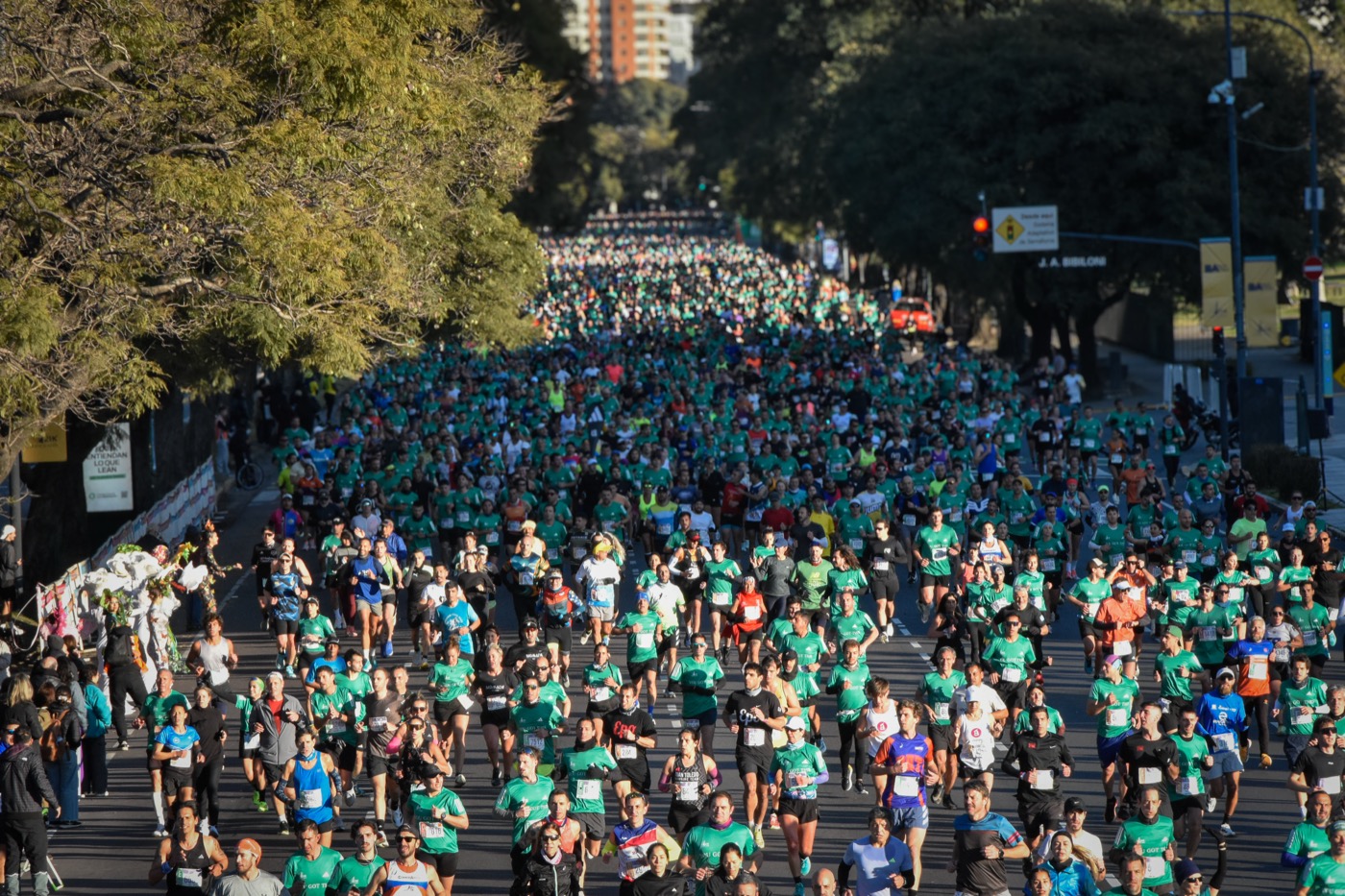 Largada de la maratón