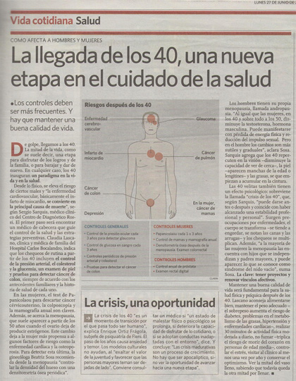 Clarín 27 De Junio De 2011